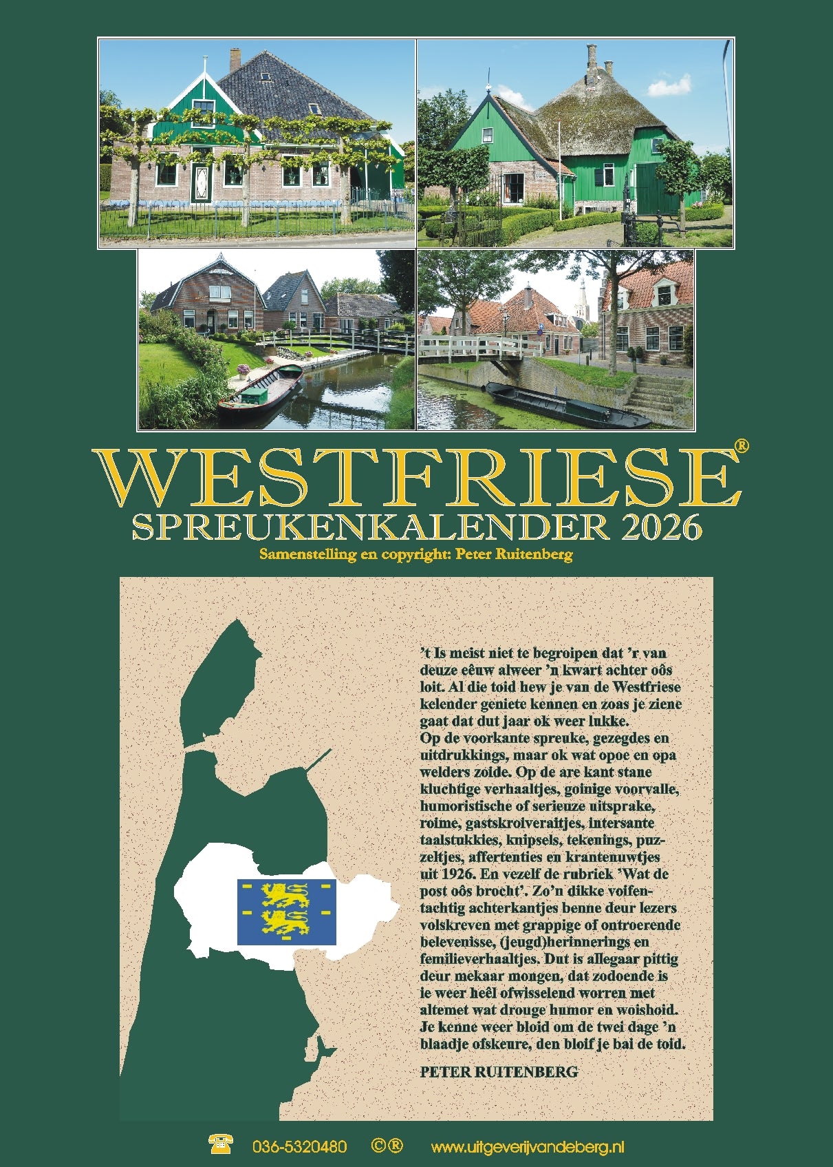 WESTFRIESE SPREUKENKALENDER 2026