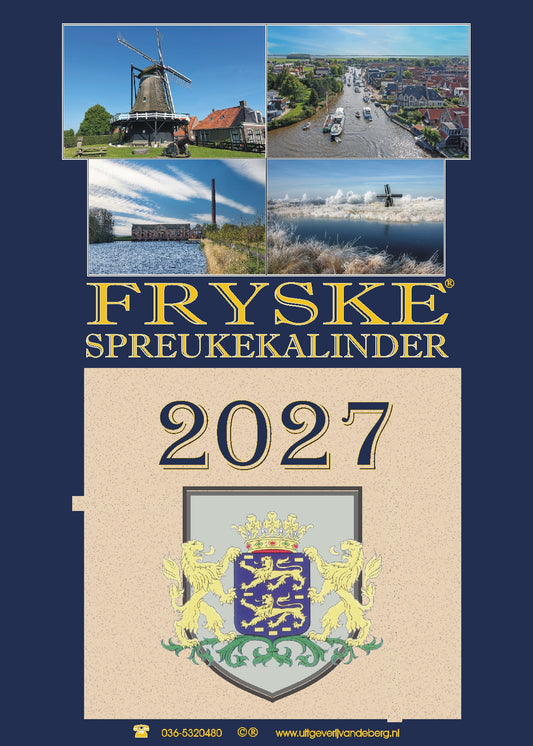 FRYSKE SPREUKENKALINDER 2027
