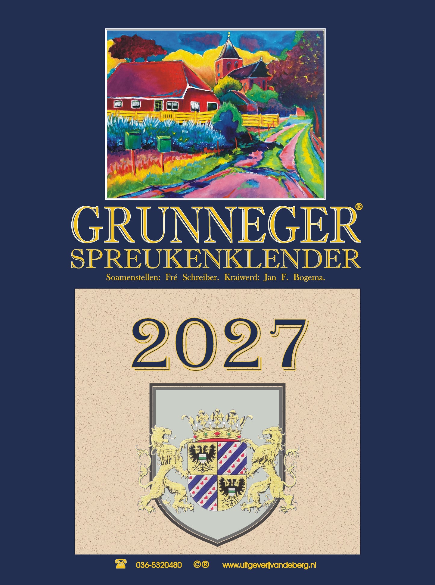 GRUNNEGER SPREUKENKALENDER 2027