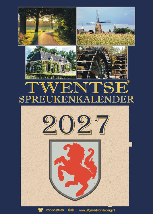 TWENTSE SPREUKENKALENDER 2027